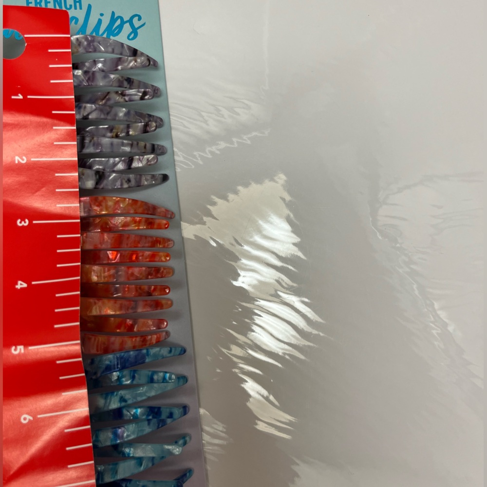 NWT ๐งก๐๐ฉถ French Yogas Claw Clips hair accessories set of 3 - Picture 12 of 14